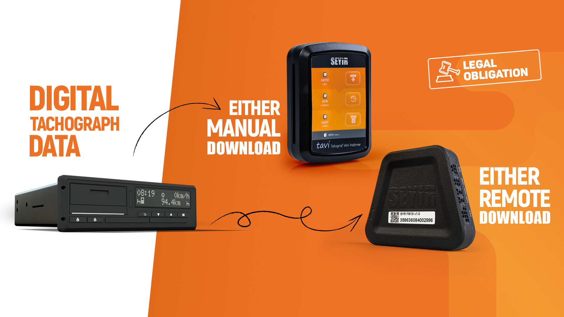 Downloading Data from Digital Tachograph